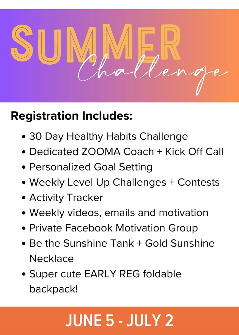 ZOOMA 30-Day Summer Kick Off Challenge